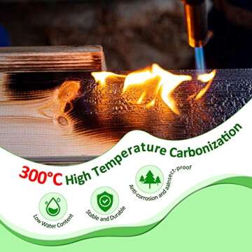 cfmour Wood Plant Stand - Stylish 3 Tier Indoor Outdoor Rack