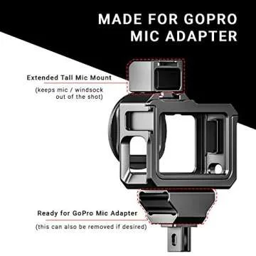 Ulanzi G9-5 Vlog Cage for GoPro HERO9 - Dual Cold Shoe Mounts