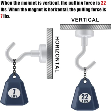 Strong DIYMAG Magnetic Hooks for Home and Office Use