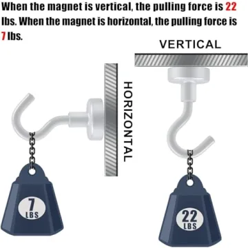 Strong DIYMAG Magnetic Hooks for Home and Office Use