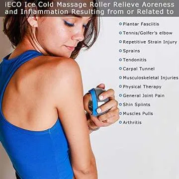 iECO Cryosphere Massage Roller Ball for Pain Relief