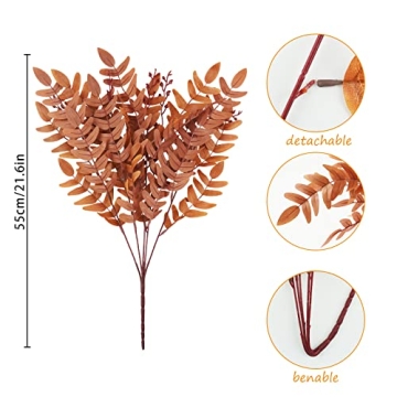 Phliofd Artificial Greenery Stems for Home Decor