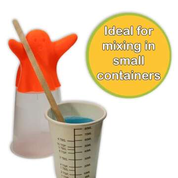 50 7" Inch Wood Paint, Stain, Resin, Epoxy Mixing/Stir Sticks (Pack of 50)