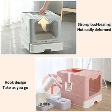 Buy Cat Litter Box with Lid, Stylish & Convenient