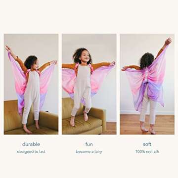 Sarah's Silks Blossom Fairy Wings for Kids' Dress Up