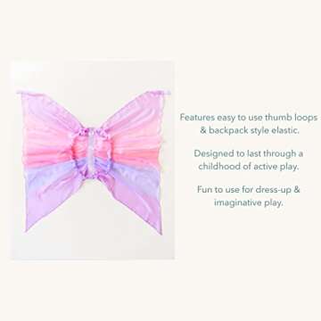 Sarah's Silks Blossom Fairy Wings for Kids' Dress Up