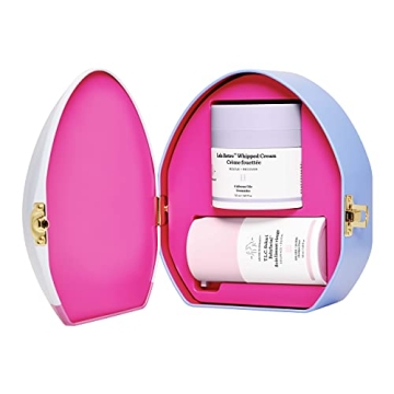 Drunk Elephant Kissy Face Skin Kit – Full Sized Babyfacial Skin Care Routine Set. T.L.C. Sukari Babyfacial and Lala Retro Whipped Cream, 50ml each. Moisturizing and Smoothing Skin Care