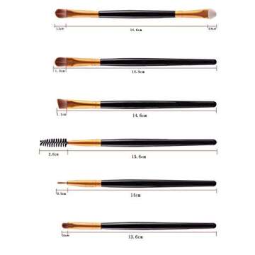 NEJLSD Eye Makeup Brushes Set 20, Eyeliner Eyeshadow Blending Brush, Wool Make Up Brush Set,Powder Face Foundation Eyeshadow Eyeliner Lip Cosmetic Brushes