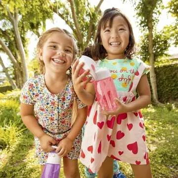 Munchkin® Flip & Go™ Toddler Sippy Cup with Straw, 12 Ounce, Ultra Durable Tritan Material, Purple