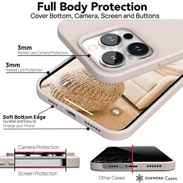 IceSword iPhone 13 Pro Stone Case - Slim & Stylish Protection