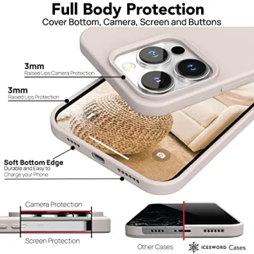 IceSword iPhone 13 Pro Stone Case - Slim & Stylish Protection