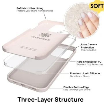 IceSword iPhone 13 Pro Stone Case - Slim & Stylish Protection