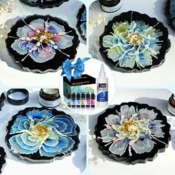 Ocean White Epoxy Resin Pigment & Alcohol Ink Bundle Set