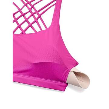 CRZ YOGA Strappy Sports Bra - Stylish Comfort for Workouts