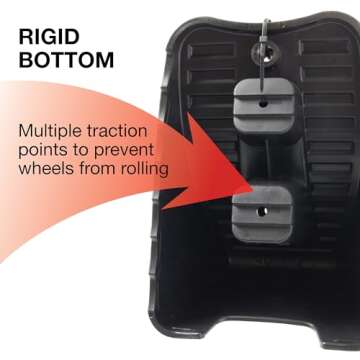 Hopkins FloTool 11930MI Heavy Duty Wheel Chock, (Pack of 2)