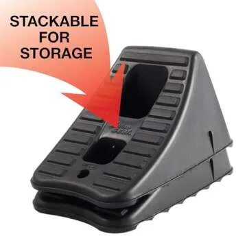 Hopkins FloTool 11930MI Heavy Duty Wheel Chock, (Pack of 2)