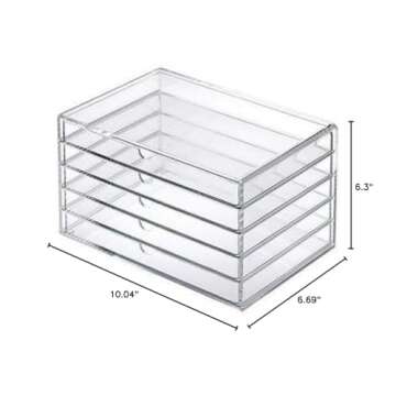 MUJI MoMA Acrylic Case 5 Drawers
