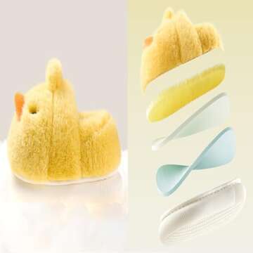 Cozy Dinosaur Slippers for Kids – Warm Indoor Shoes