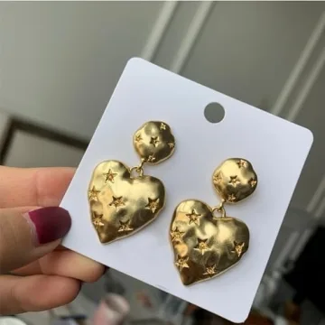 Elegant Double Heart Earrings for Women - Perfect Gift