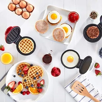 DASH Mini Waffle Maker, Grill & Griddle Combo Set