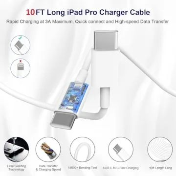 Fast Charging Matsusho iPhone 16 15 Charger 10FT