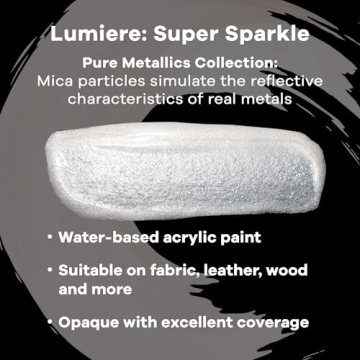Jacquard Lumiere 2.25oz Super Sparkle Fabric Paint
