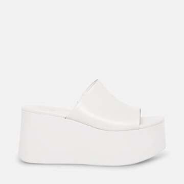 Minshluu Womens Platform Wedge SIides Sandals Open Toe Slip On Wedges Shoes