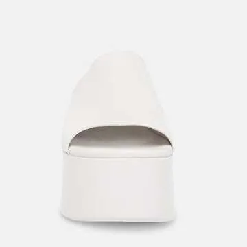 Minshluu Womens Platform Wedge SIides Sandals Open Toe Slip On Wedges Shoes