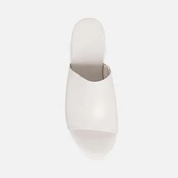 Minshluu Womens Platform Wedge SIides Sandals Open Toe Slip On Wedges Shoes