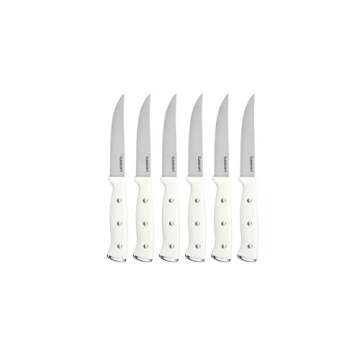Cuisinart Classic Forged Triple Rivet 6-Piece Steak Knife Set - Stylish and Precision Blades for You...