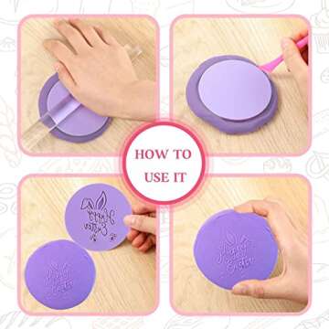 Crethinkaty Easter Cookie Stamp 3D Design For Baking