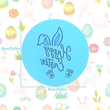 Crethinkaty Easter Cookie Stamp 3D Design For Baking