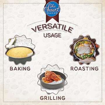 Parchment Paper Sheets for Baking: Oven Safe Parchment Paper, Parchment Sheets, Bakery Quality Baking Paper for Perfect Results, High Temperature, Cooking Sheets, 24 Count, 8 Inch Square