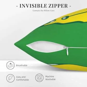 Duotuhe Golf Throw Pillow Covers 18"X18" Cozy Soft Masters Throw Pillowcase Home Decorative Living Room Cushion Cover College Dormitory for Bed Couch Sofa for Golf Lovers