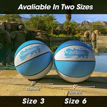 GoSports Water Basketballs 2 Pack for Pool Fun