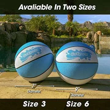 GoSports Water Basketballs 2 Pack for Pool Fun
