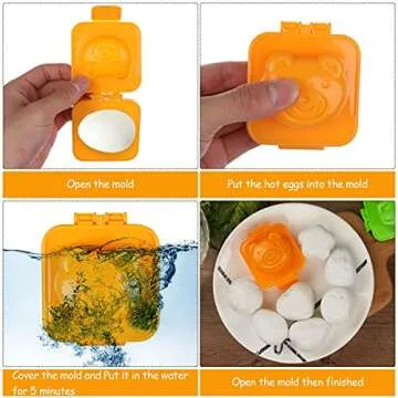 Creative 10 PCS Rice Ball Molds for Kids and Family Fun