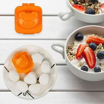 Creative 10 PCS Rice Ball Molds for Kids and Family Fun