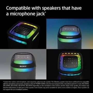 Sony ULT MIC Wireless Microphone Set - Dual Mics with Receiver for Karaoke