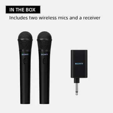 Sony ULT MIC Wireless Microphone for Karaoke with Receiver