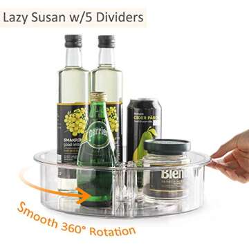 Lazy Susan Organizer (Clear)