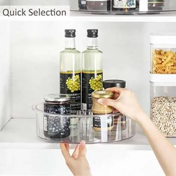 Lazy Susan Organizer (Clear)