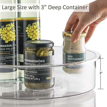 Lazy Susan Organizer (Clear)