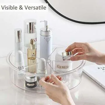 Lazy Susan Organizer (Clear)