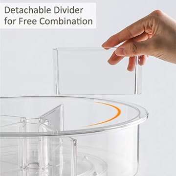 Lazy Susan Organizer (Clear)