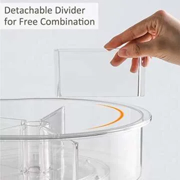 Lazy Susan Organizer (Clear)