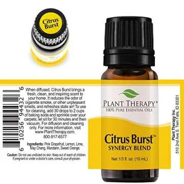 Citrus Burst Essential Oil Blend for Clean Fresh Air
