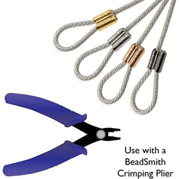 Real Silver Plated Crimp Beads 2x2mm (100 Crimps)