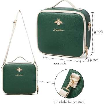 LACATTURA Travel Makeup Bag - Stylish & Functional