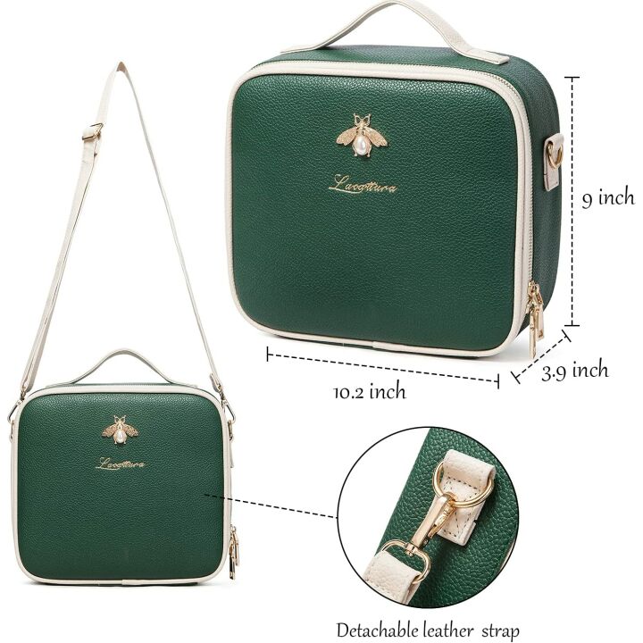 LACATTURA Travel Makeup Bag - Stylish & Functional